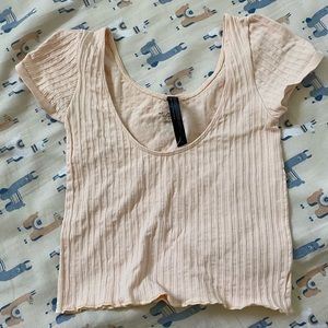 Urban Outfitters Out From Under Peach Crop Top